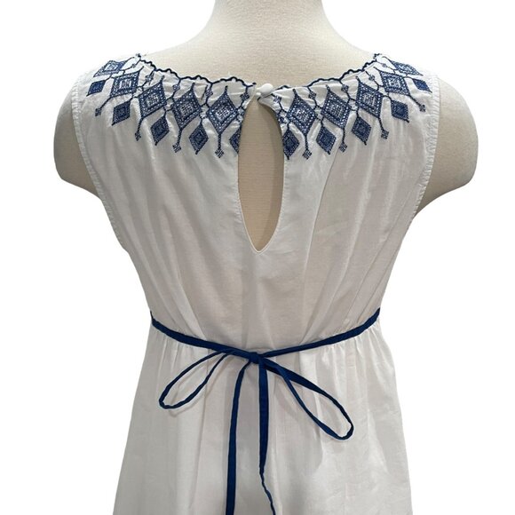 Large Boho Chic Tunic Top Festival Casual Summer Beach Embroidered Lightweight - Picture 5 of 11